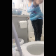 A plump woman records herself taking a shit while sitting on a toilet. Poop action can be seen from a rear, side view. She wipes her ass and washes her hands when finished. Presented in 720P vertical HD format. Over 5.5 minutes.